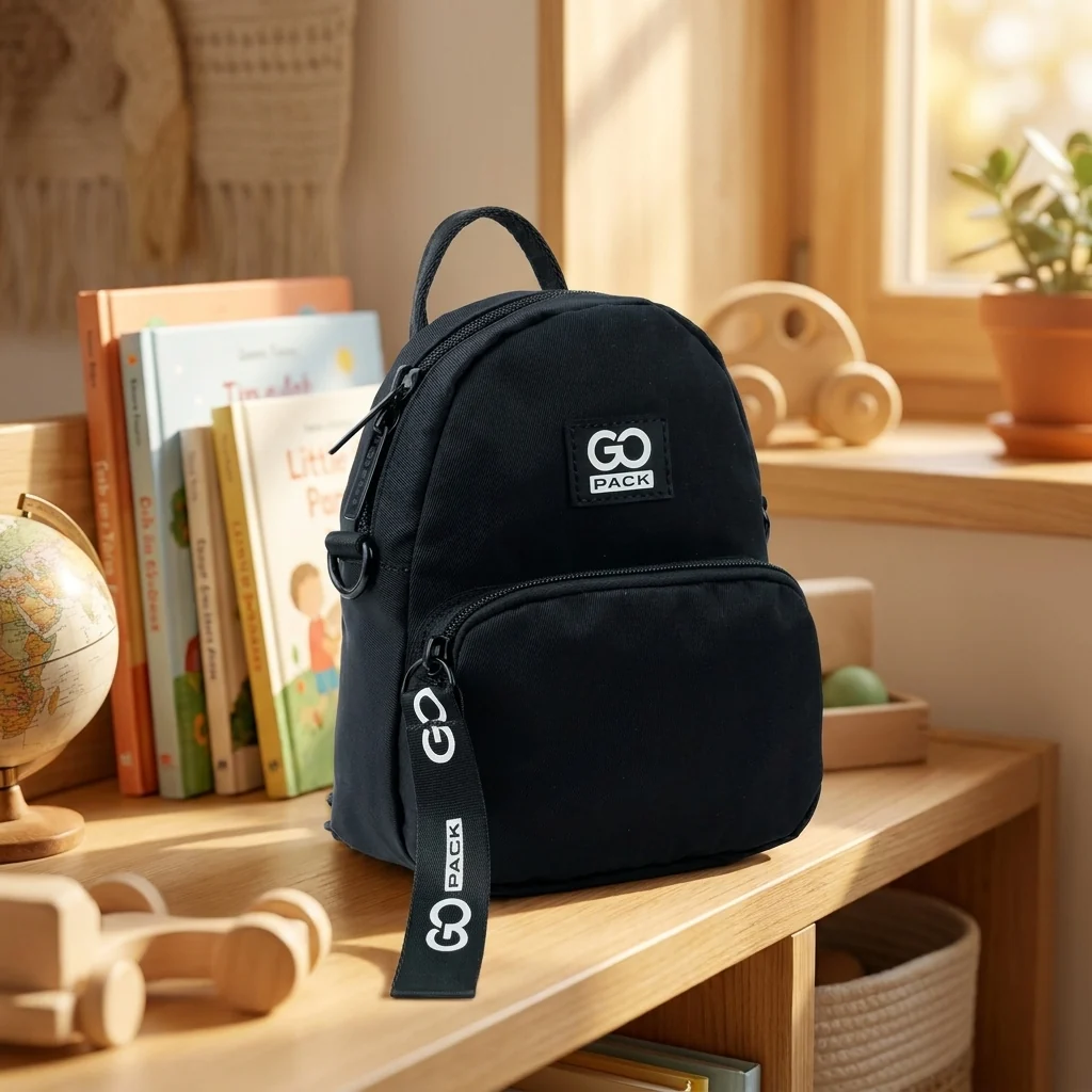 Міні рюкзак-сумка GoPack Education GO24-181XXS-4 чорний — Міські та для подорожей