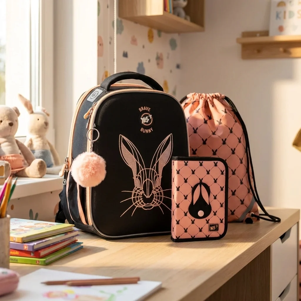 Набір колекційний YES H-100_Collection Brave Bunny — Шкільні рюкзаки