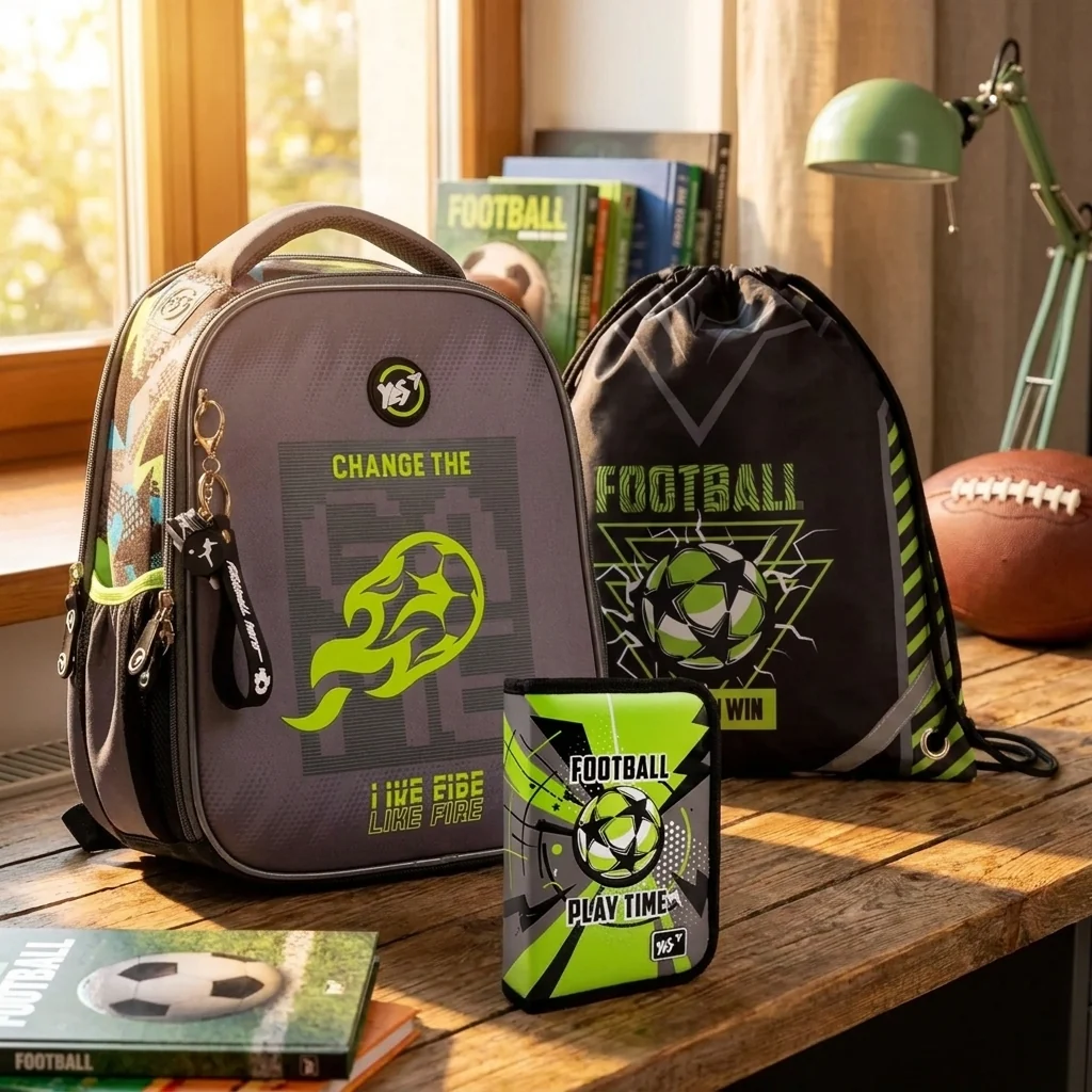 Набір колекційний YES H-100_Collection Football — Шкільні рюкзаки