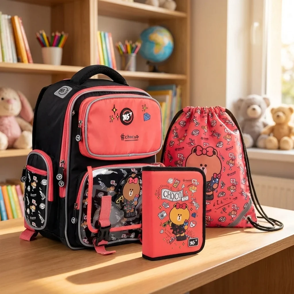 Набір колекційний YES S-101_Collection Line Friends — Шкільні рюкзаки