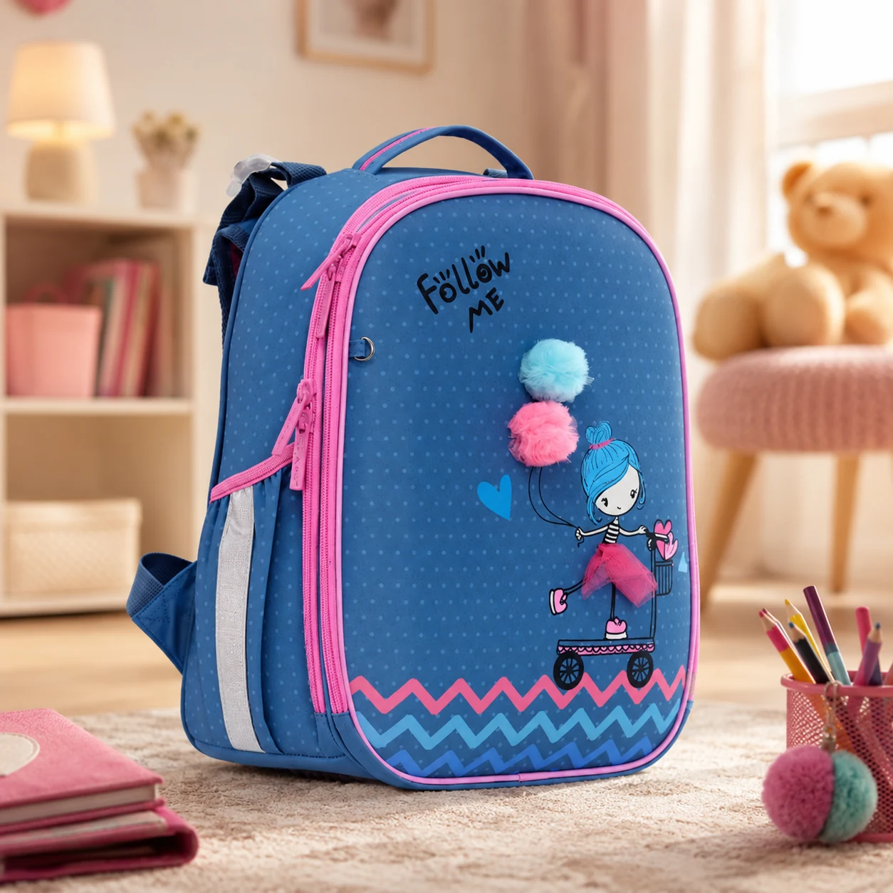 Ранець SchoolCase CLASS Mini Follow me 2206C — Каркасні ортопедичні