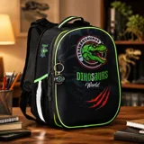 Ранець SchoolCase Mini 2 відділення 35х27х16см поліестер Dinosaurs World 2408C — фото 2