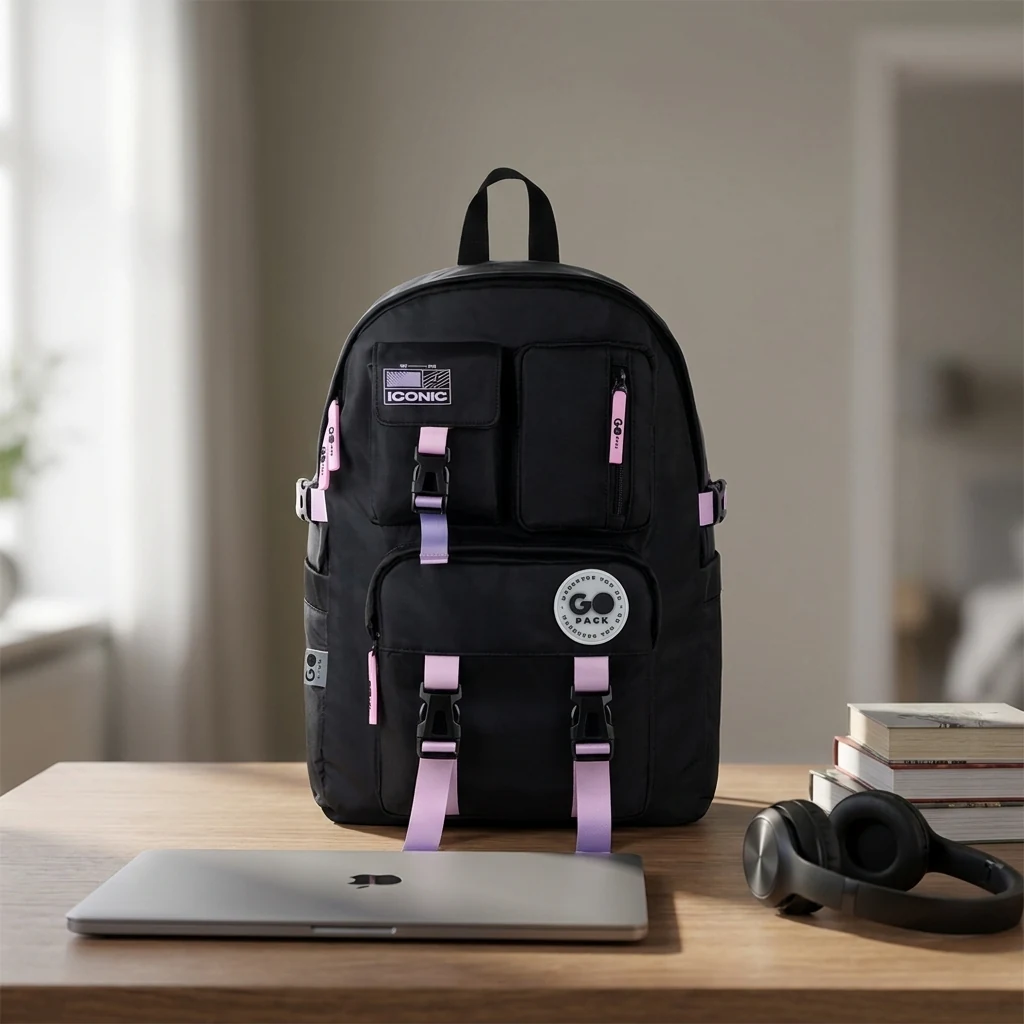 Рюкзак GoPack Education Teens 2500L чорний, градієнт GO26-2500L-2