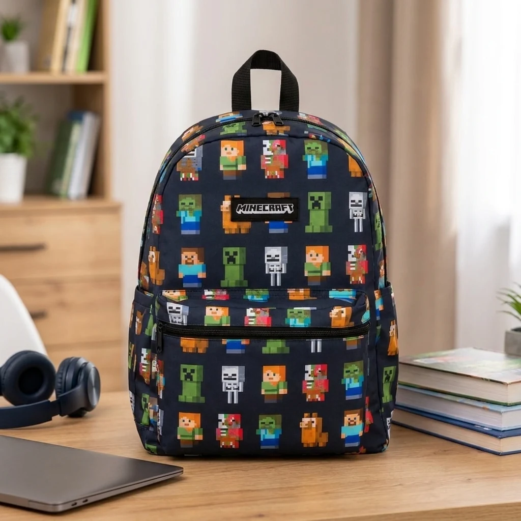 Рюкзак підлітковий 1 відділення ASTRABAG Minecraft Multi Character