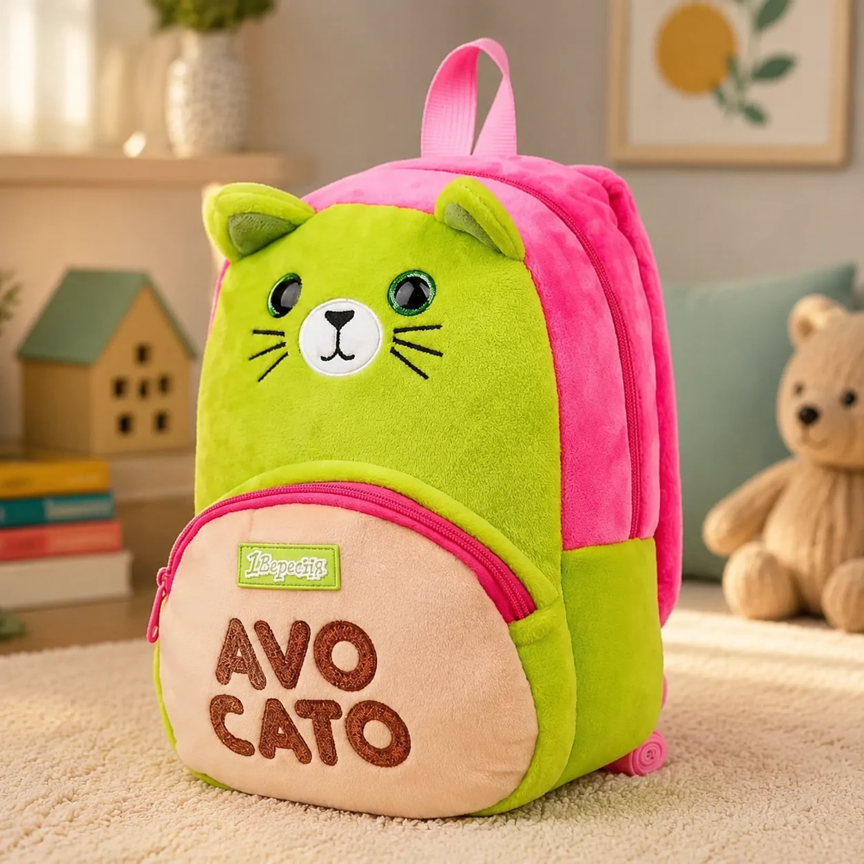 Рюкзак дитячий 1Вересня K-42 AvoCato зелений — Дошкільні