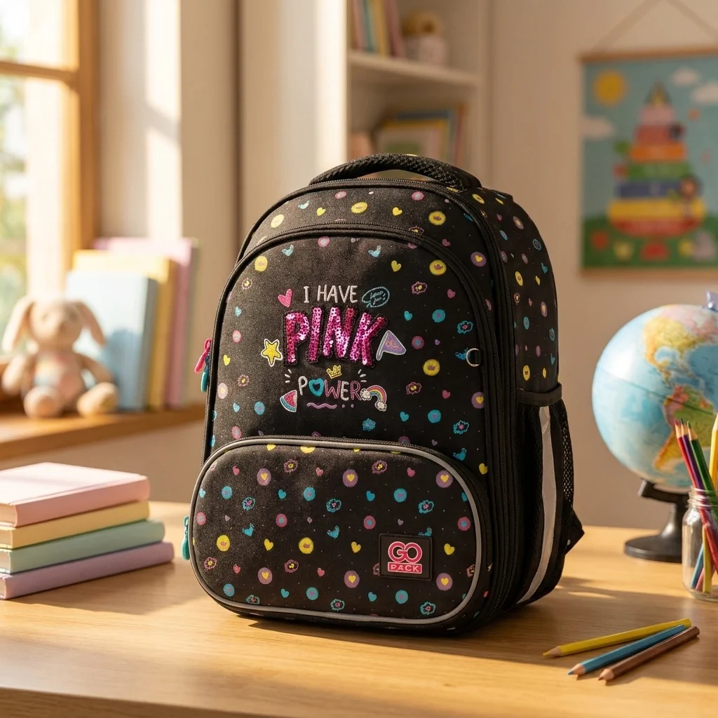 Рюкзак GoPack Education каркасний GO24-597M-2 Pink Power — Каркасні ортопедичні