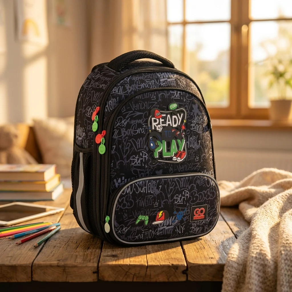 Рюкзак GoPack Education каркасний GO24-597M-6 Ready2Play — Каркасні ортопедичні