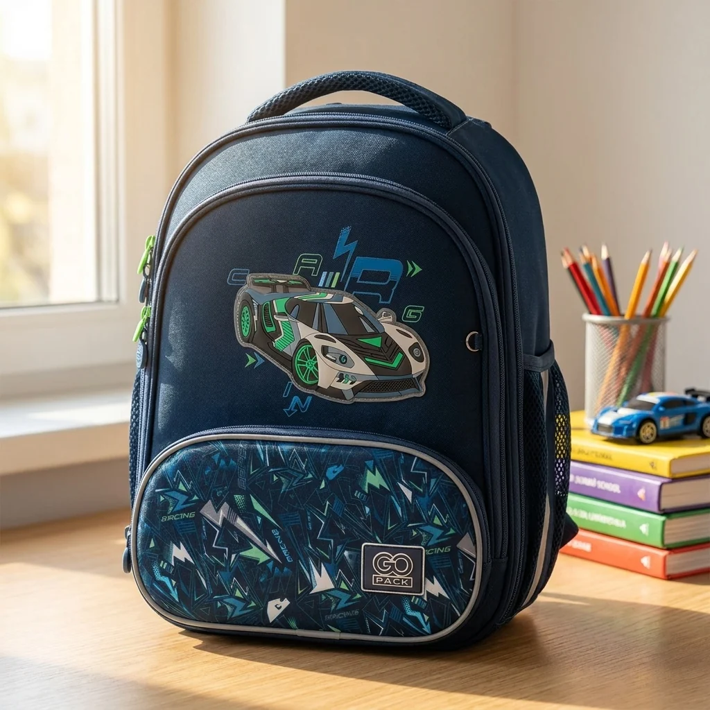 Рюкзак GoPack Education каркасний GO24-597M-7 Racing Car — Каркасні ортопедичні