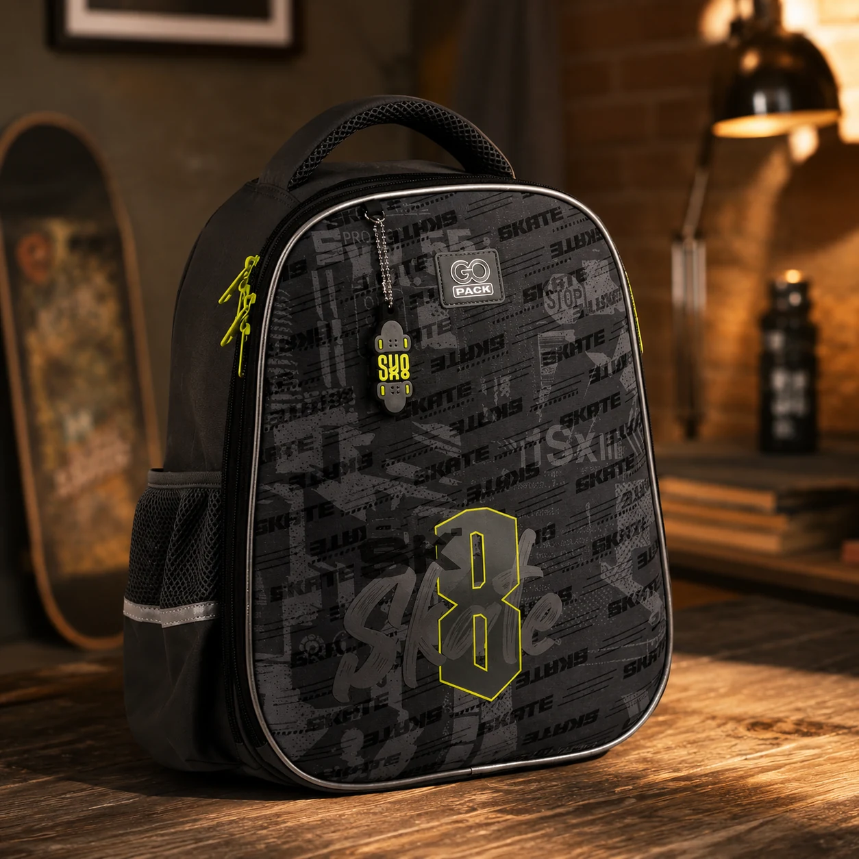Рюкзак GoPack Education напівкаркасний 165M Skate — Каркасні ортопедичні