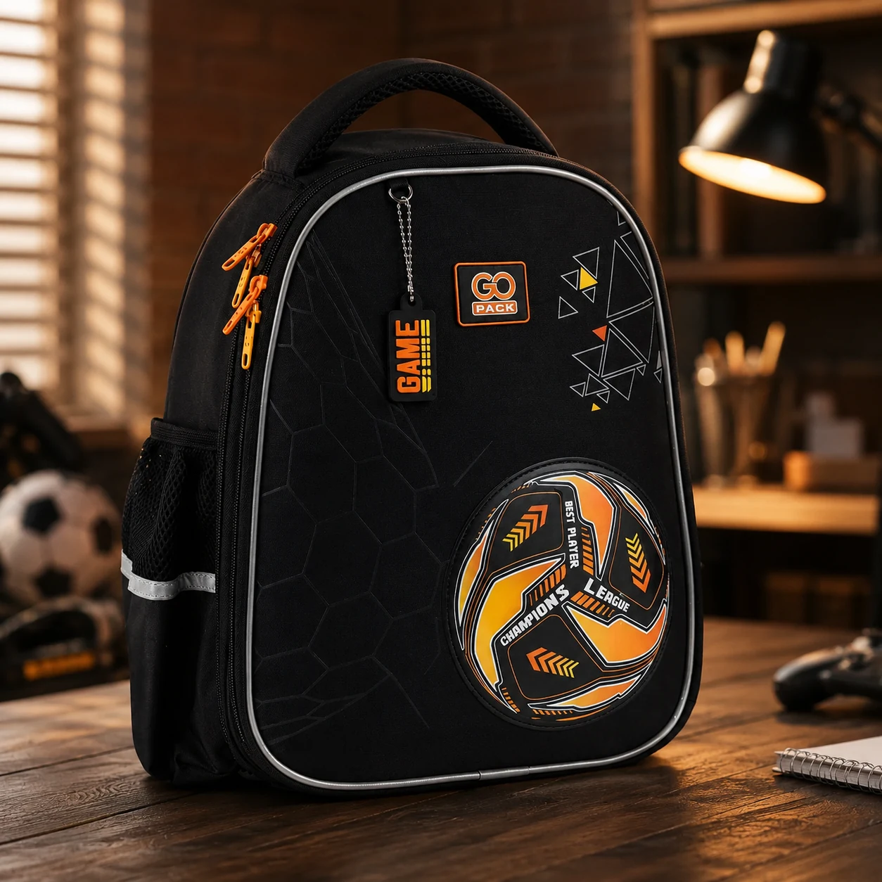 Рюкзак GoPack Education напівкаркасний 165S Its a Goal Time — Каркасні ортопедичні
