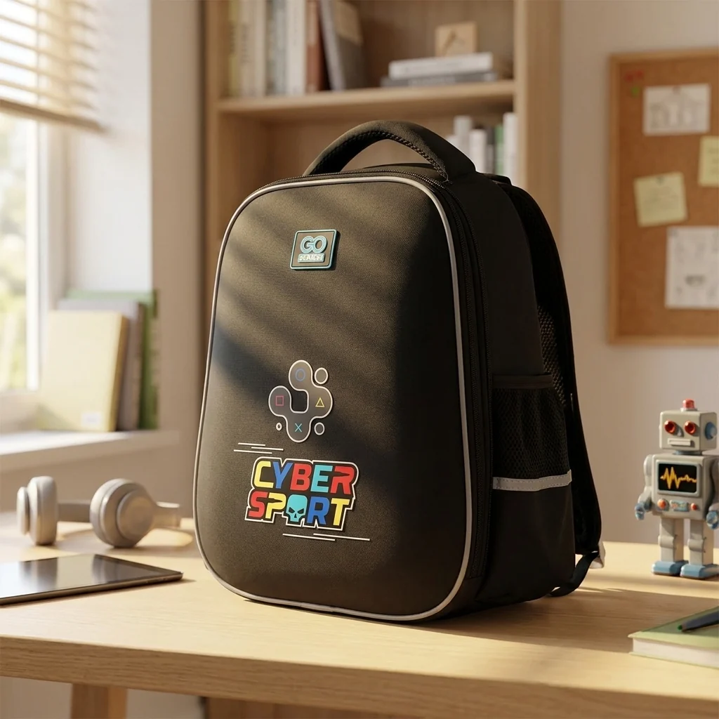 Рюкзак GoPack Education напівкаркасний GO24-165M-5 Cyber Sport — Каркасні ортопедичні