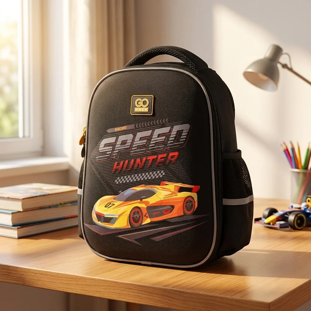 Рюкзак GoPack Education напівкаркасний GO24-165S-3 Speed Hunter — Каркасні ортопедичні
