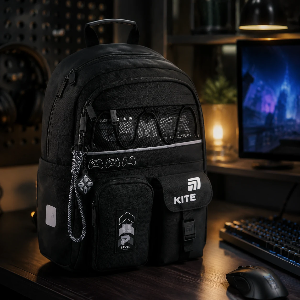 Рюкзак Kite Education 584 Gamer K26-584M-5 — Шкільні рюкзаки