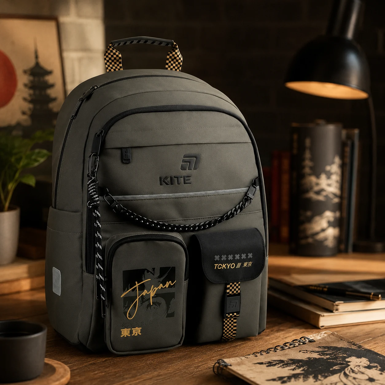 Рюкзак Kite Education 584 Tokyo Vibe K26-584M-4 — Шкільні рюкзаки