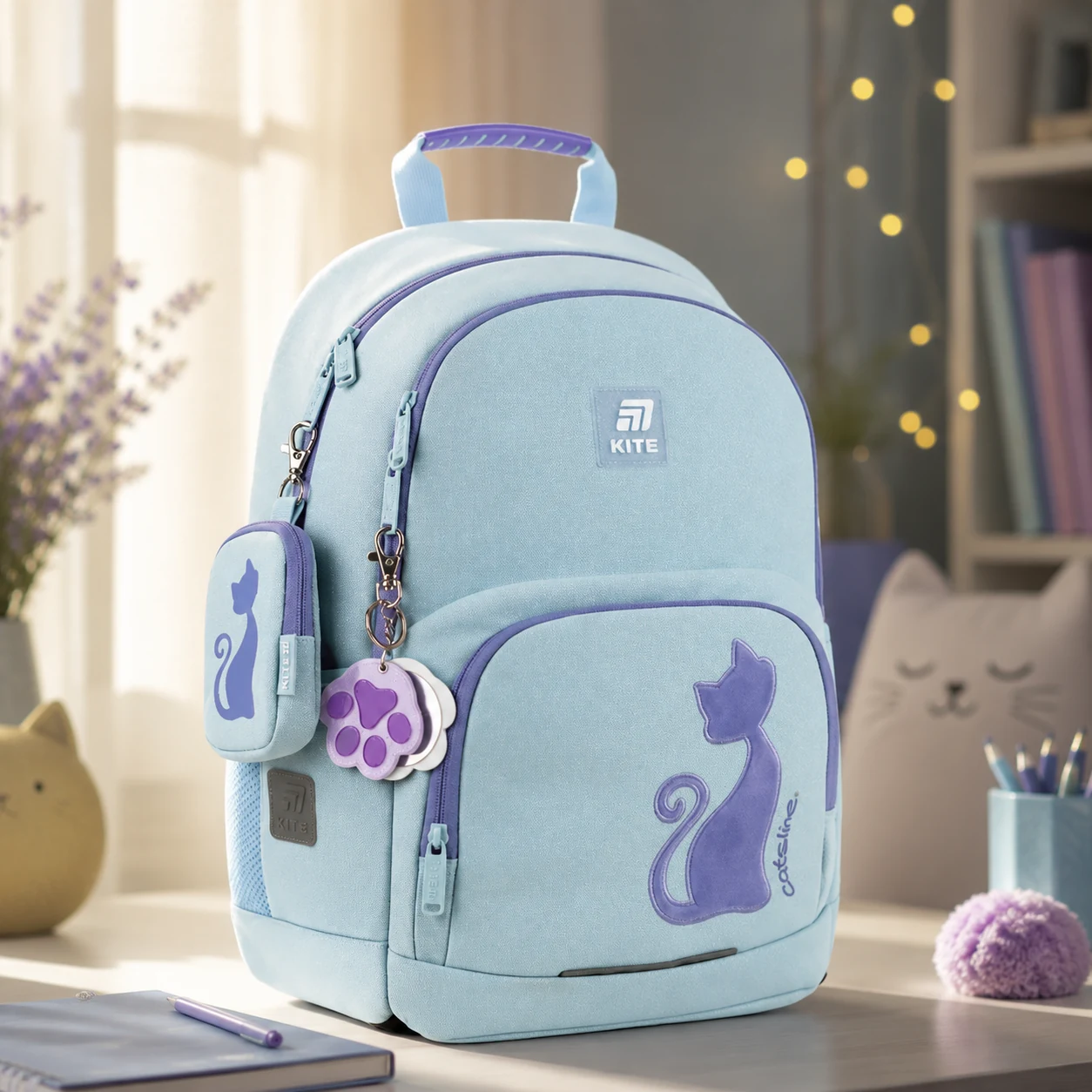 Рюкзак Kite Education 585 Catsline — Шкільні рюкзаки