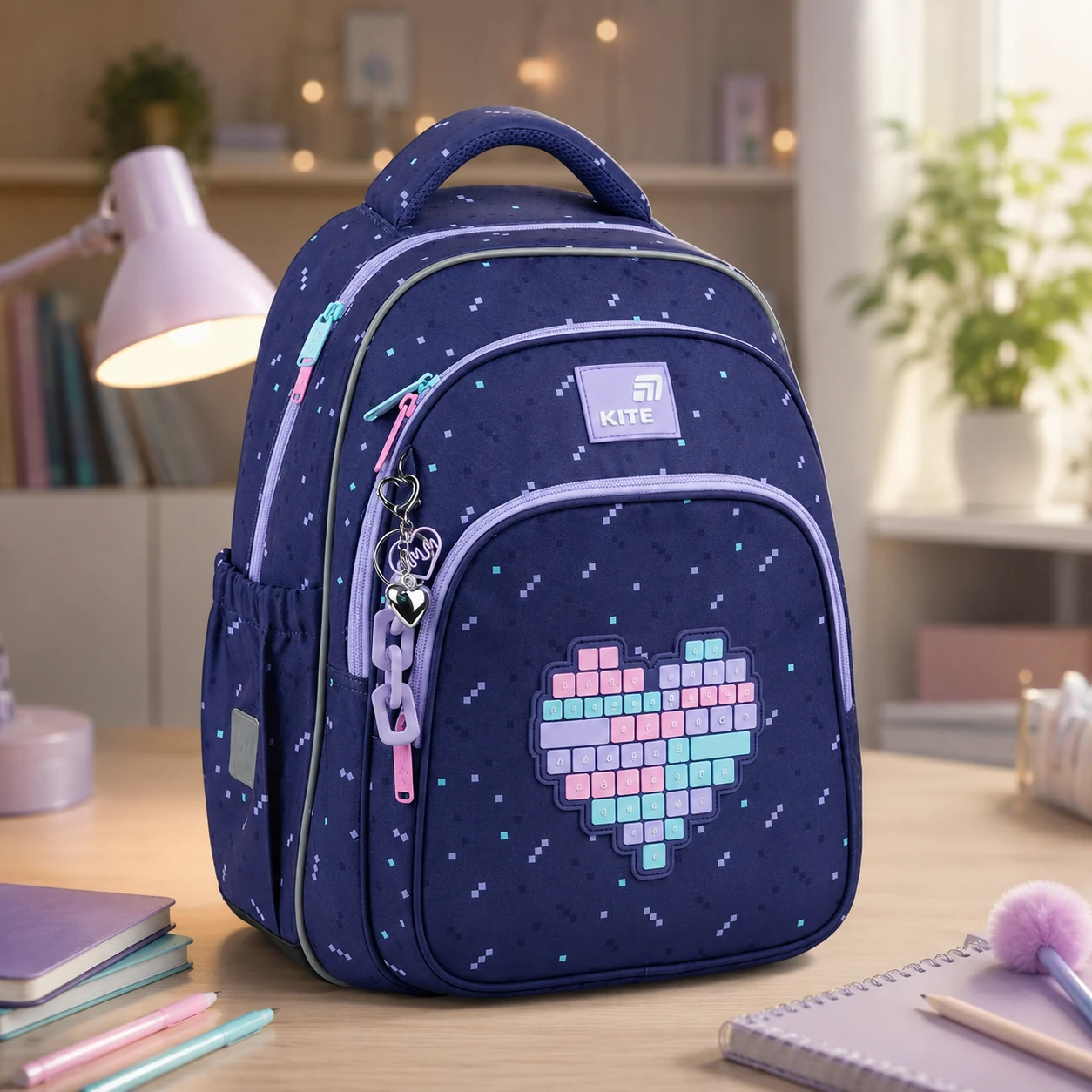 Рюкзак Kite Education 763M Type Love K26-763M-2 — Шкільні рюкзаки