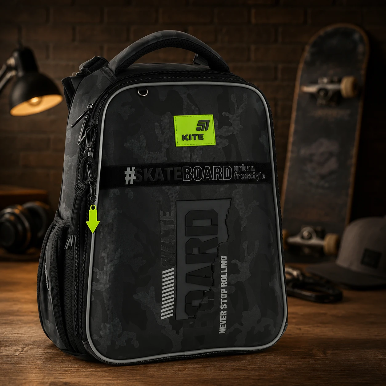 Рюкзак Kite Education каркасний 531 SK8 Board K26-531M-2 — Каркасні ортопедичні