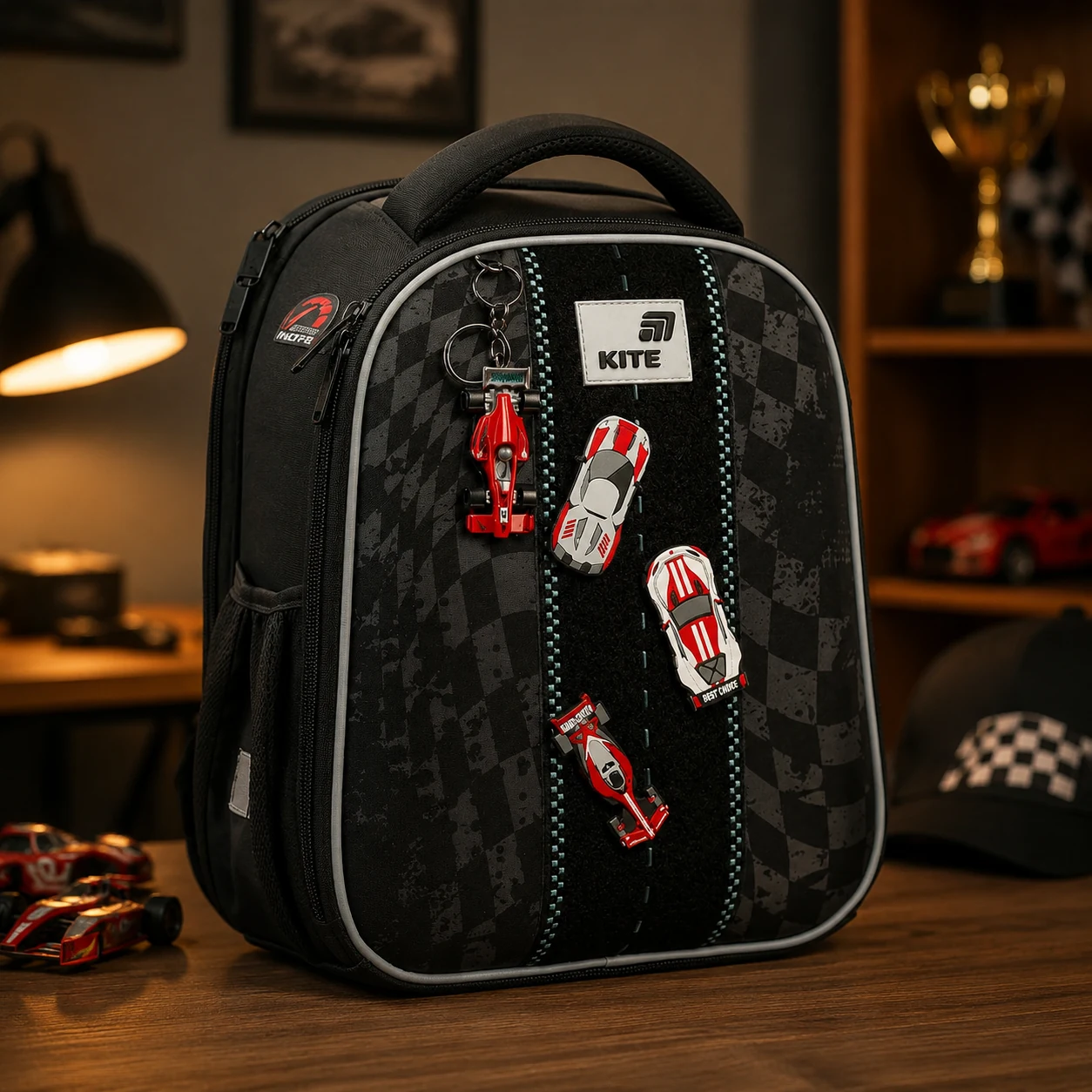Рюкзак Kite Education каркасний 555 Race&Win K26-555S-8 — Каркасні ортопедичні
