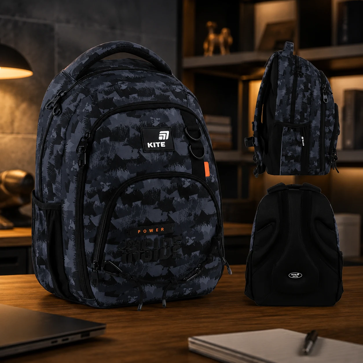 Рюкзак Kite Education teens 905M Power Inside K26-905M-4 K26-905M-4 — Підліткові та молодіжні