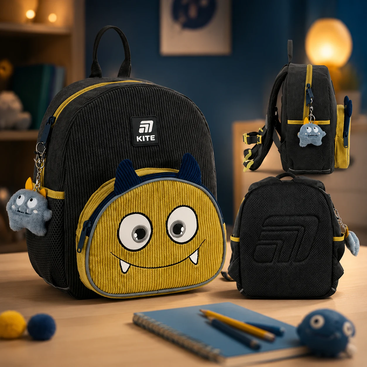 Рюкзак Kite Kids 2727 Monster — Шкільні рюкзаки
