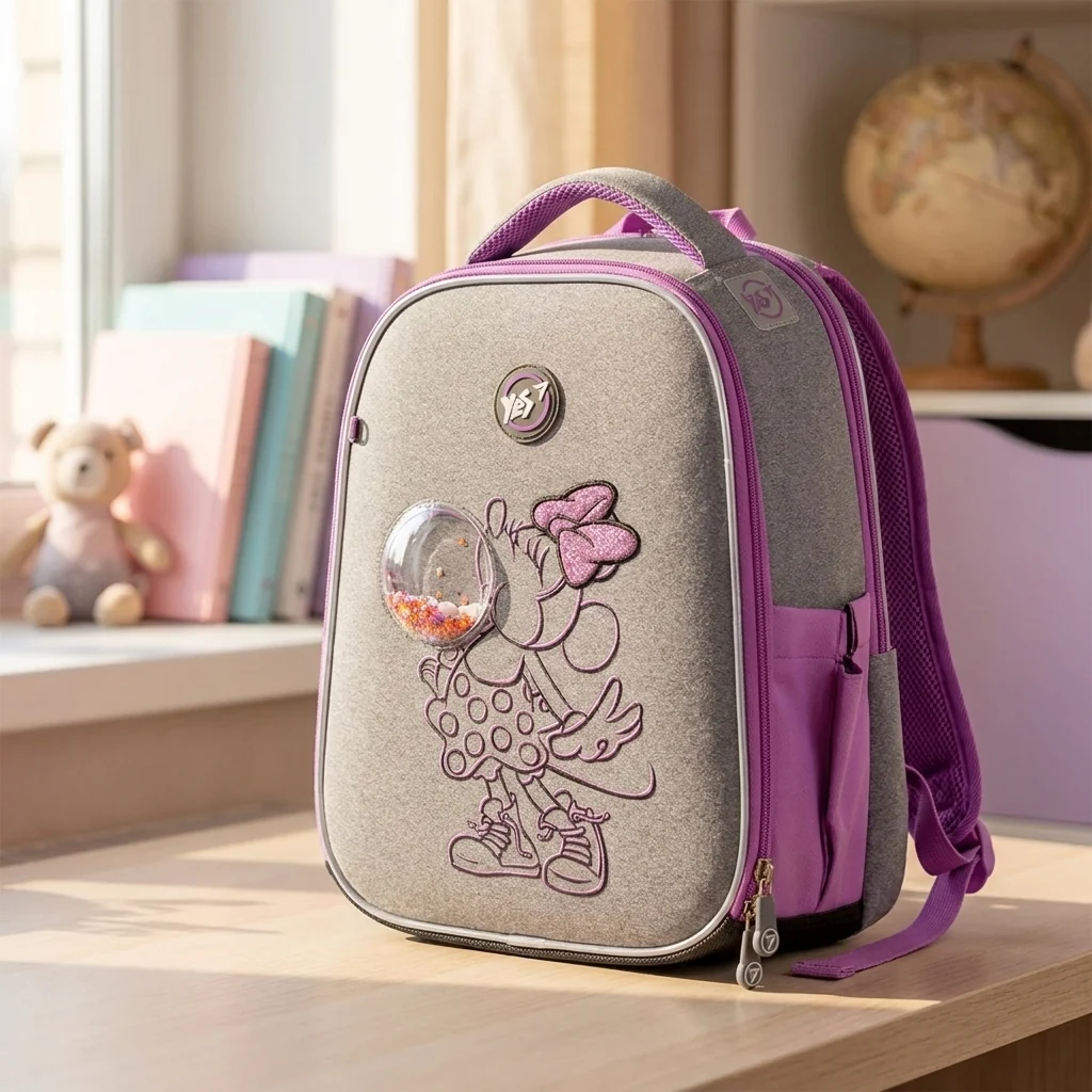 Рюкзак шкільний каркасний YES H-100 Minnie Mouse — Каркасні ортопедичні