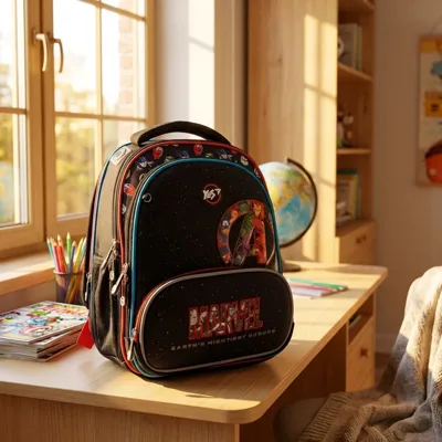 Рюкзак шкільний каркасний YES S-30 JUNO ULTRA Premium Marvel Avengers