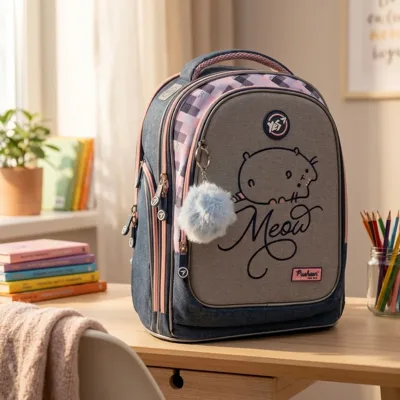 Рюкзак шкільний напівкаркасний YES S-84 Pusheen