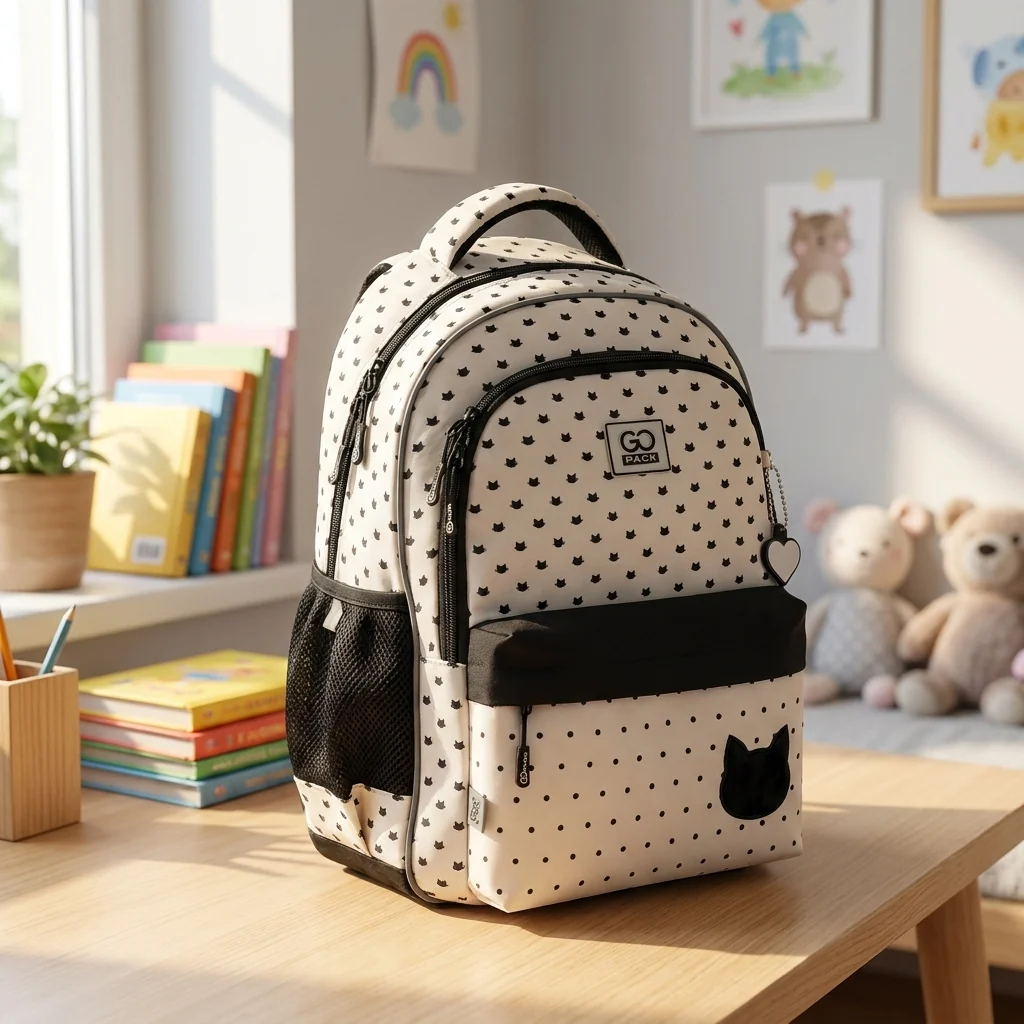 Рюкзак шкільний GoPack Education Cat Style GO25-182M-1 — Міські та для подорожей