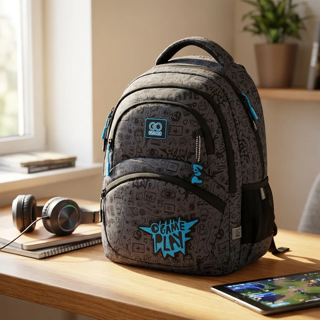 Рюкзак шкільний GoPack Education Cool Gamer GO25-175M-8 — Шкільні рюкзаки