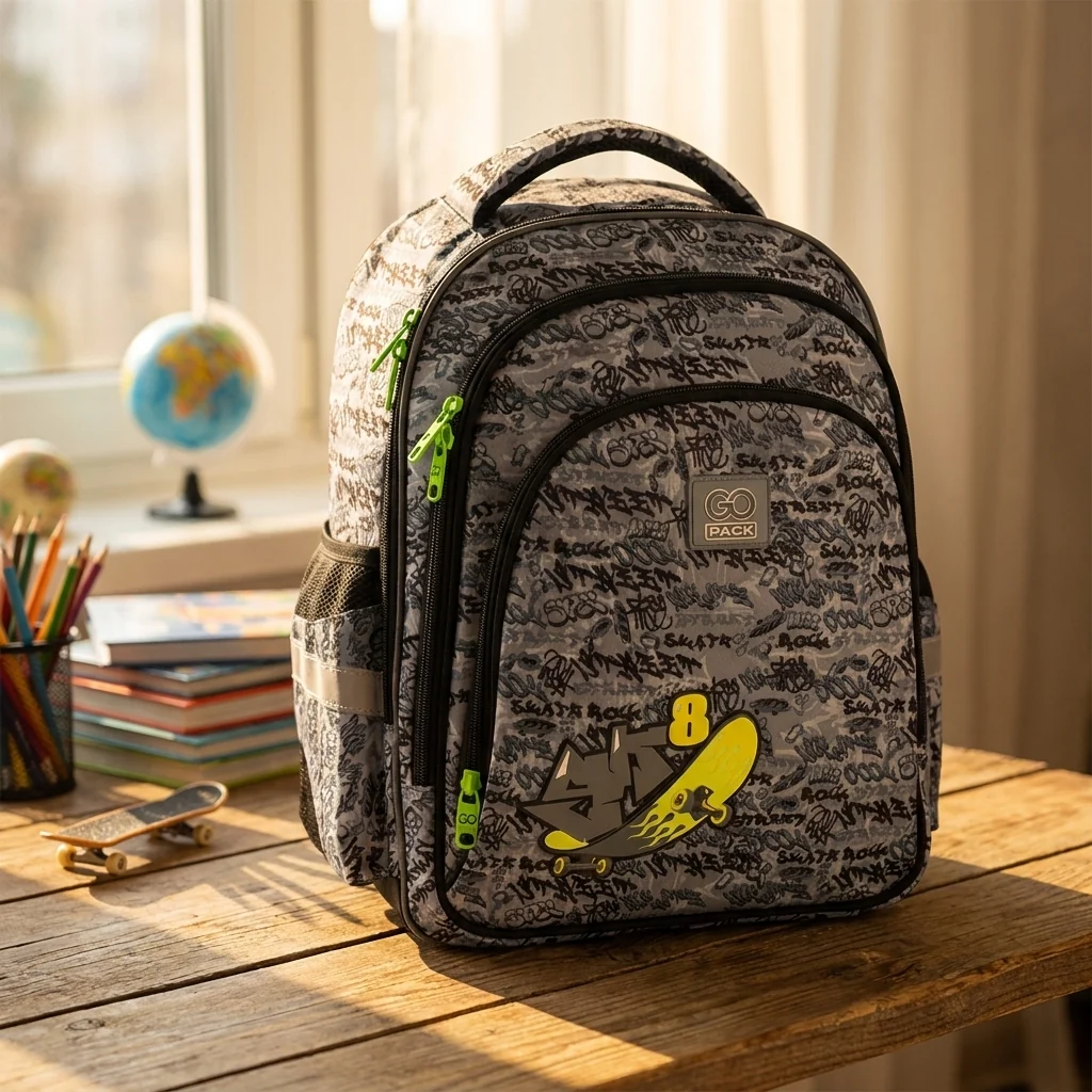 Рюкзак шкільний GoPack Education Graffiti GO25-2606S-5 — Шкільні рюкзаки