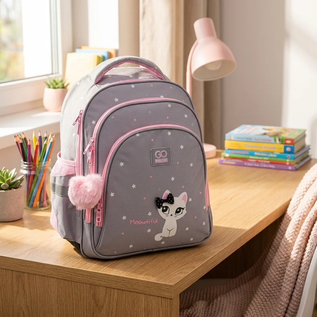 Рюкзак шкільний GoPack Education Meowtiful GO25-2606S-1 — Шкільні рюкзаки