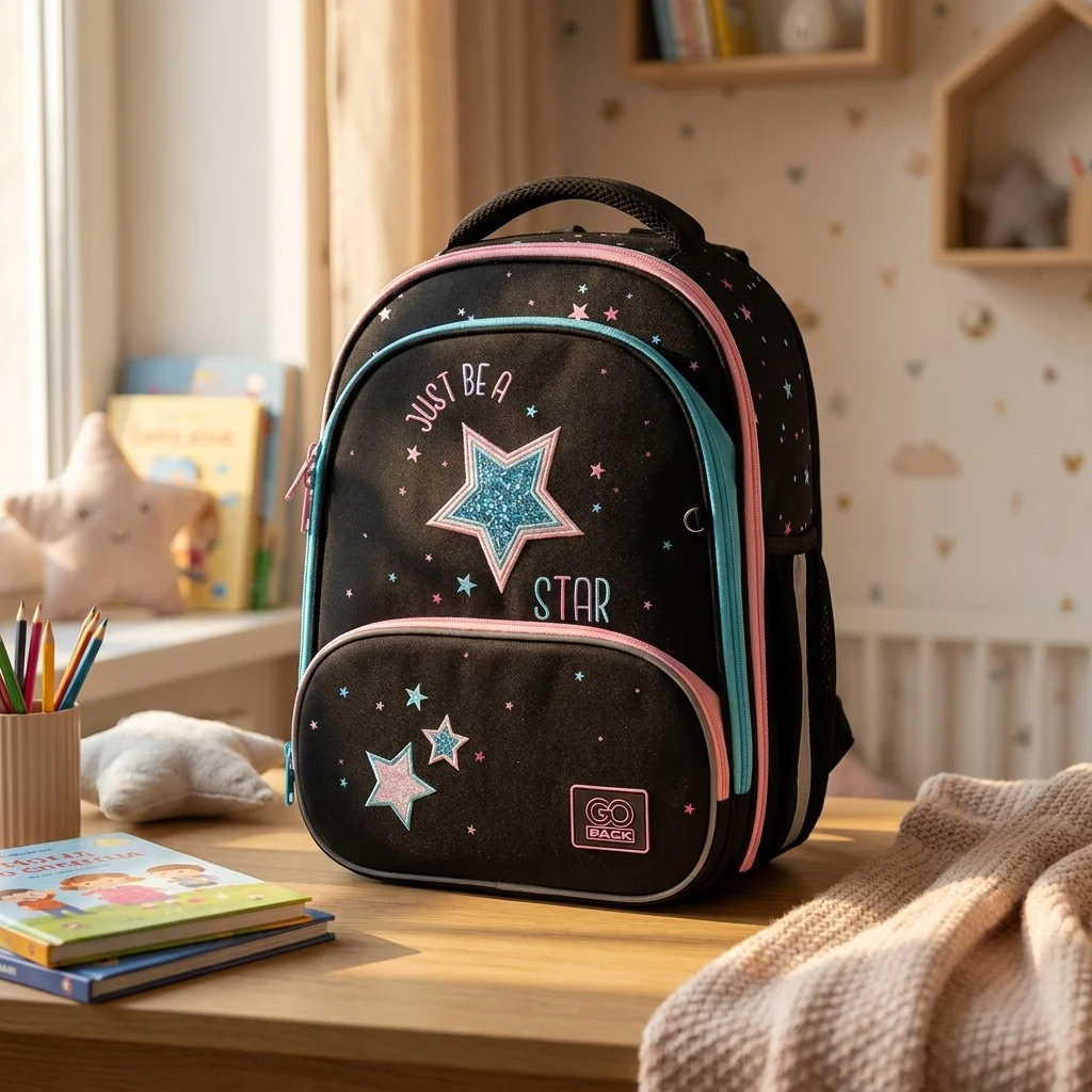 Рюкзак шкільний каркасний GoPack Education Be A Star GO25-597M-1 — Каркасні ортопедичні
