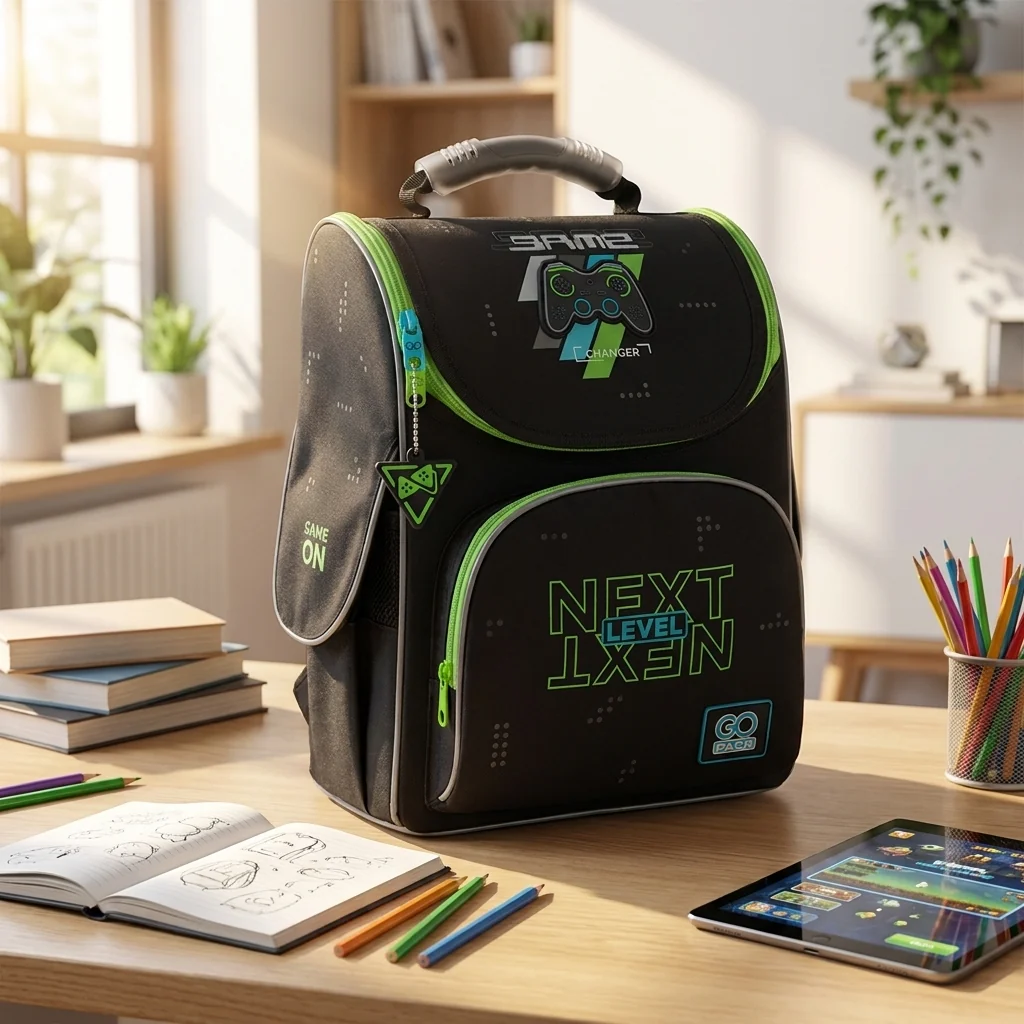 Рюкзак шкільний каркасний GoPack Education Next Level GO25-5001S-7 — Каркасні ортопедичні