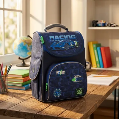 Рюкзак шкільний каркасний GoPack Education Racing GO25-5001S-6