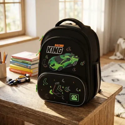 Рюкзак шкільний каркасний GoPack Education Rasing King GO25-597M-5