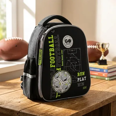Рюкзак шкільний напівкаркасний GoPack Education Football Fan GO26-165S-4