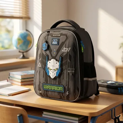 Рюкзак шкільний напівкаркасний GoPack Education Warrior GO25-165M-6