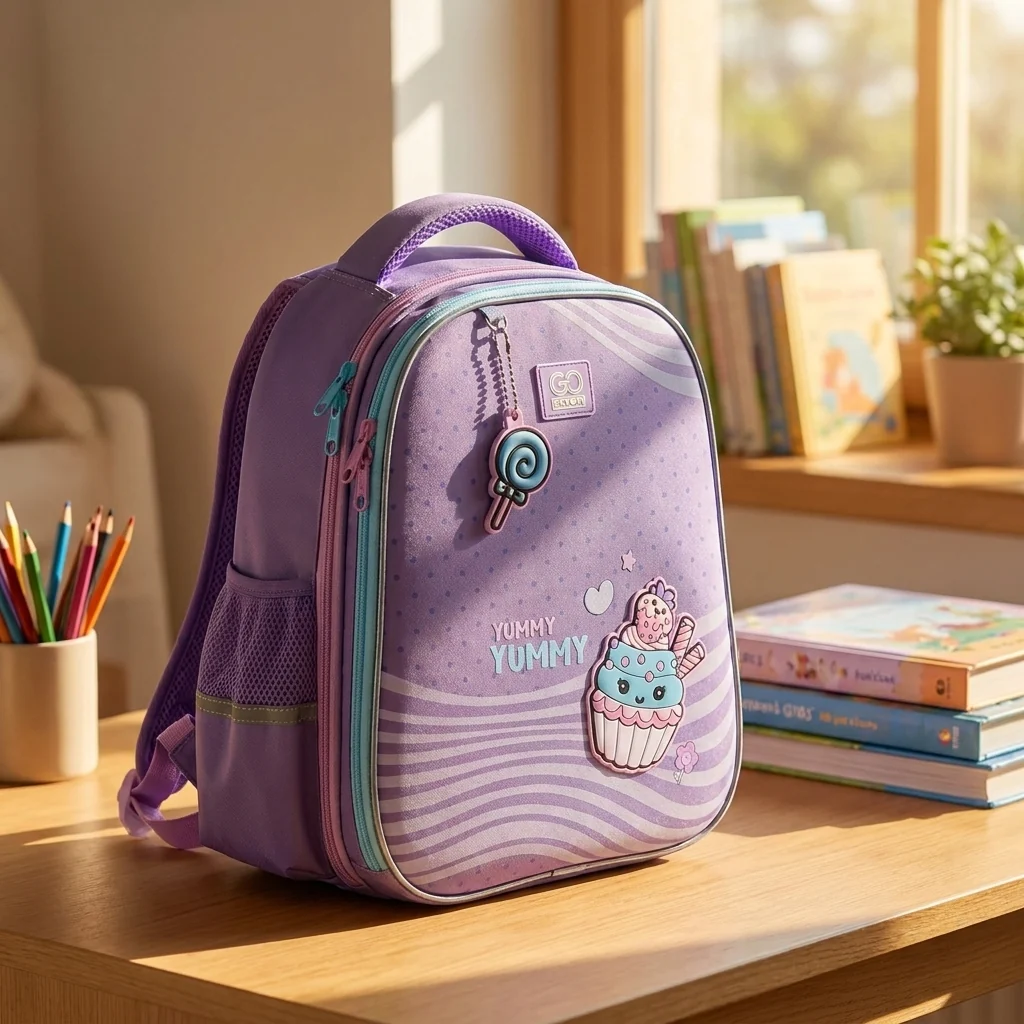 Рюкзак шкільний напівкаркасний GoPack Education Yummy GO25-165M-3 — Каркасні ортопедичні