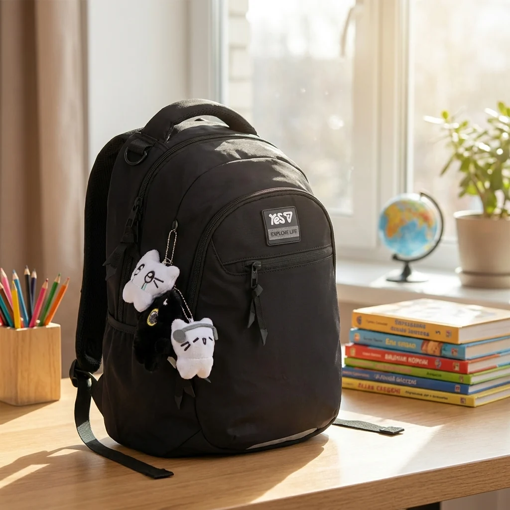 Рюкзак шкільний Yes ТS-54S Black Cat 550326 — Шкільні рюкзаки