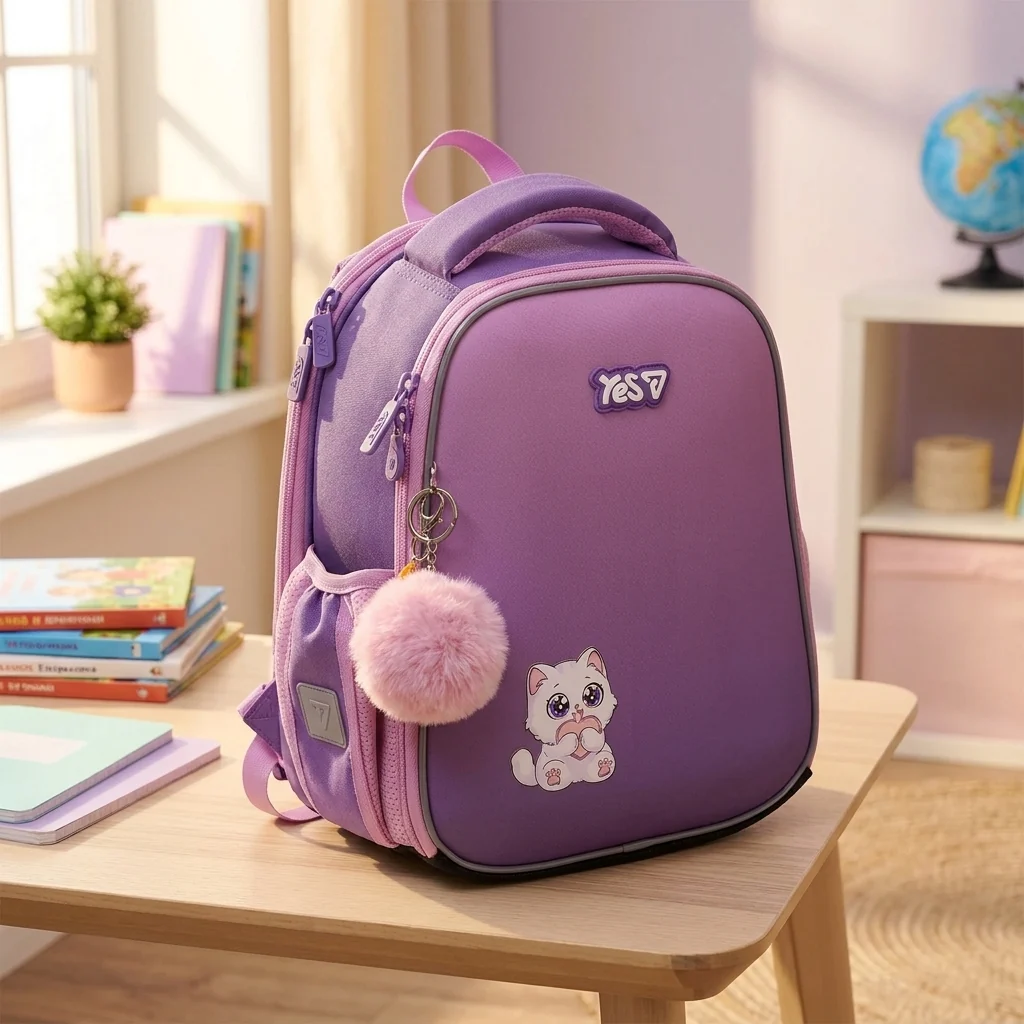 Рюкзак шкільний каркасний Yes Kitty in Dream H-100S — Каркасні ортопедичні