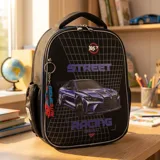Рюкзак шкільний каркасний YES My First Car з LED елементами H-100 — фото 1