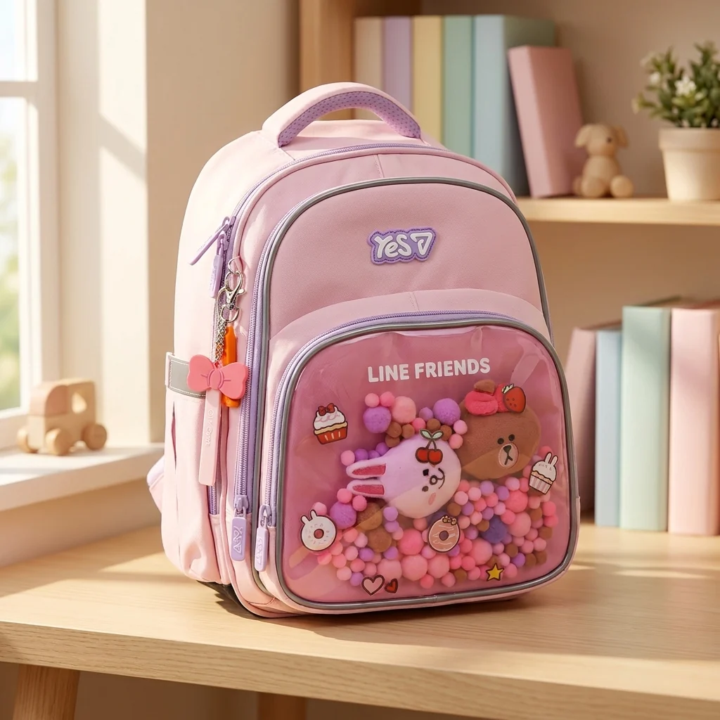Рюкзак шкільний напівкаркасний Yes Line Friends Dreamy S-91M — Каркасні ортопедичні