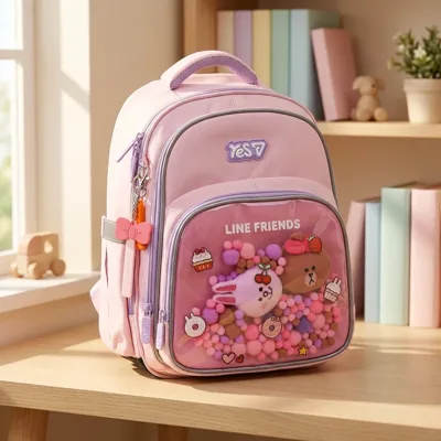 Рюкзак шкільний напівкаркасний Yes Line Friends Dreamy S-91M