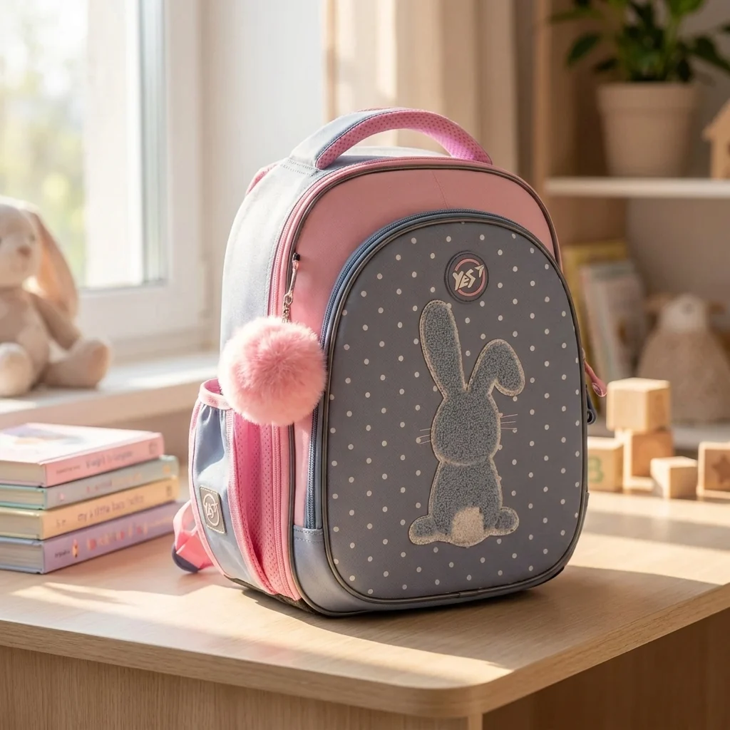 Рюкзак шкільний напівкаркасний YES Lovely Bunny S-109 — Каркасні ортопедичні