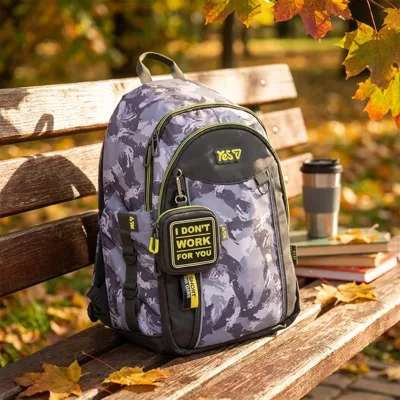 Рюкзак шкільний Yes Grey TS-60L