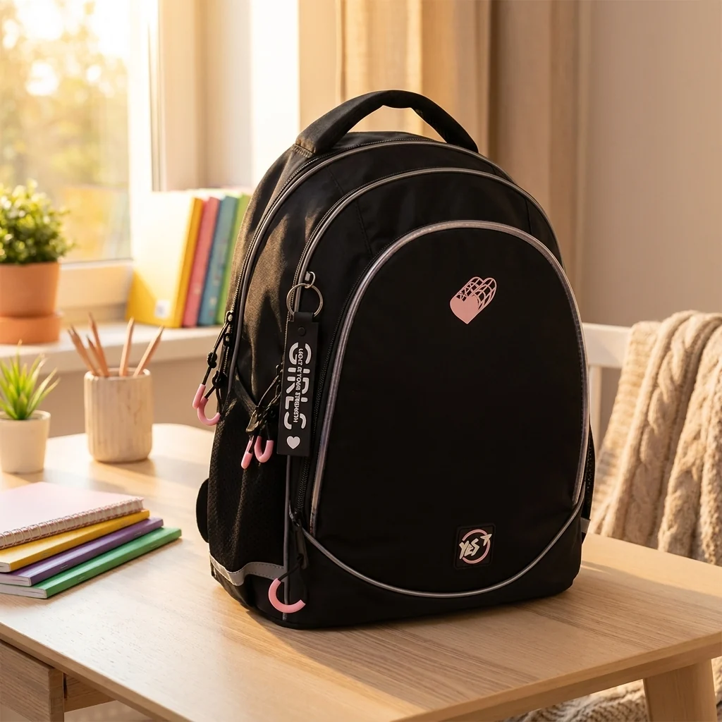 Рюкзак шкільний YES Pink Heart з LED кордом TS-52 — Підліткові та молодіжні