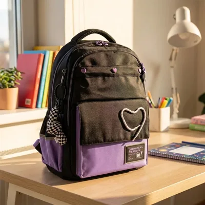 Рюкзак шкільний YES Purple Hearts TS-48