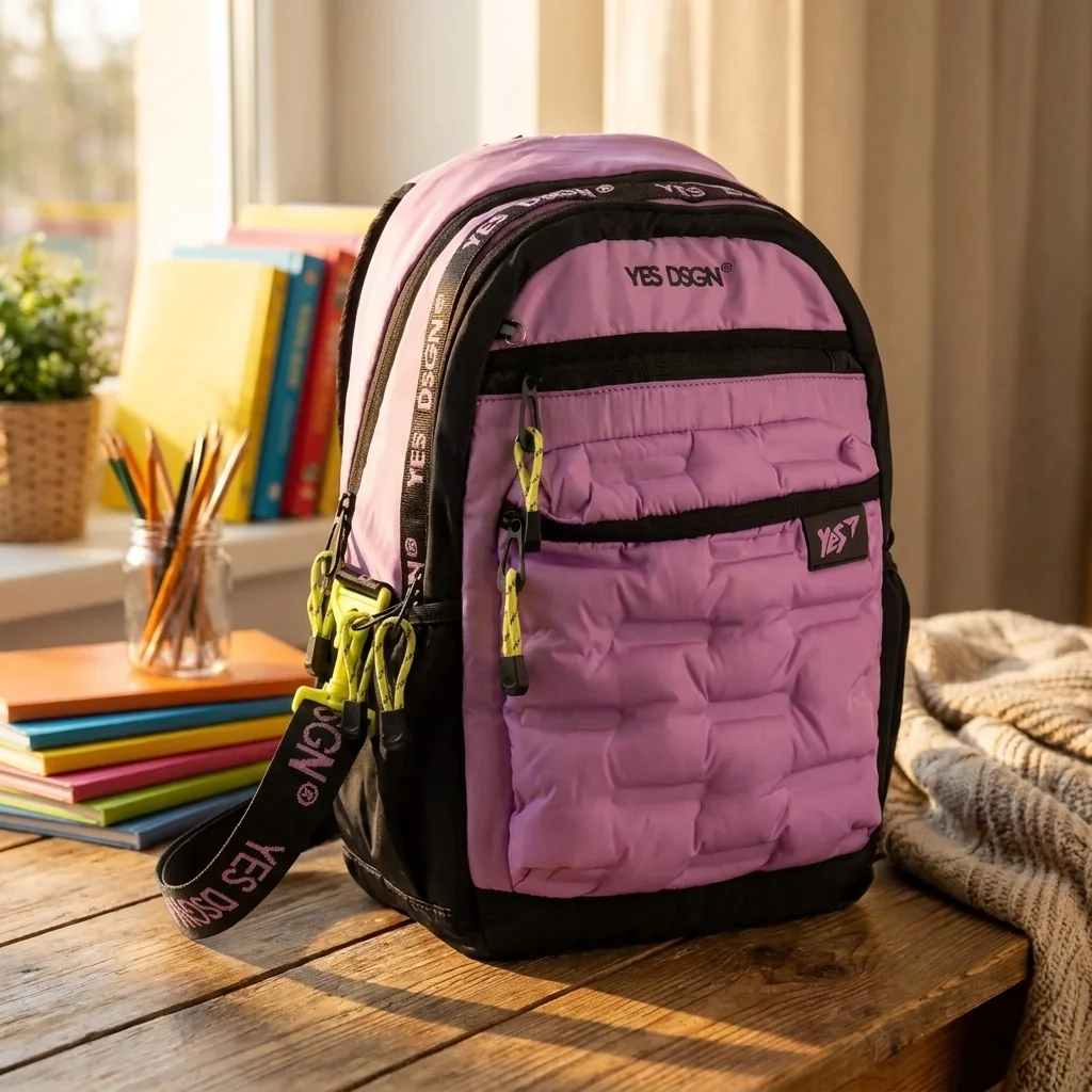 Рюкзак шкільний YES TS-95 YES DSGN. Lilac — Підліткові та молодіжні