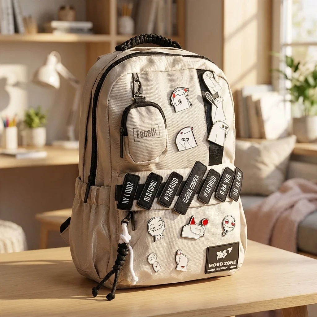 Рюкзак YES Mood Zone Emotions Ivory T-51L — Підліткові та молодіжні